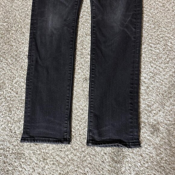 American Eagle Jeans Mens 30x32 Black Next Level Flex Slim Denim Pants - Picture 2 of 11